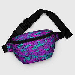 Поясная сумка Neon SEX, цвет: 3D-принт — фото 2