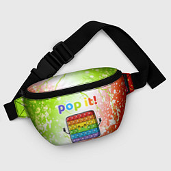 Поясная сумка Pop It - Happy - Lightning, цвет: 3D-принт — фото 2