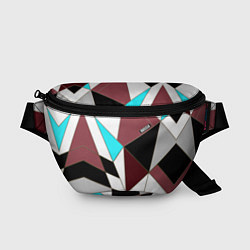 Поясная сумка Геометрический узор, цвет: 3D-принт