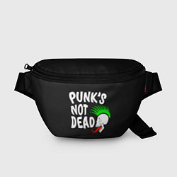 Поясная сумка Веселый панк, цвет: 3D-принт
