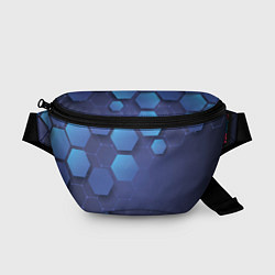 Поясная сумка Шестиугольники, цвет: 3D-принт