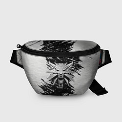 Поясная сумка THE WITCHER LOGO STEEL, цвет: 3D-принт