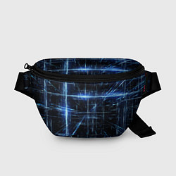 Поясная сумка Линии неона, цвет: 3D-принт