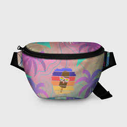 Поясная сумка Эскимо в Тропиках, цвет: 3D-принт