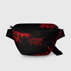 Поясная сумка CANNIBAL CORPSE КРАСНЫЕ ЧЕРЕПА, цвет: 3D-принт