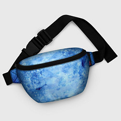 Поясная сумка Красочная синева, цвет: 3D-принт — фото 2