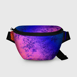 Поясная сумка Абстрактный пурпурно-синий