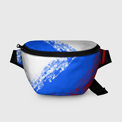 Поясная сумка Флаг РФ триколор, цвет: 3D-принт