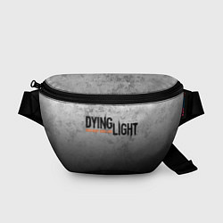 Поясная сумка DYING LIGHT ТРЕЩИНЫ GOOD NIGHT AND GOOD LUCK, цвет: 3D-принт