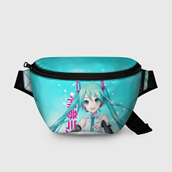 Поясная сумка Hatsune Miku, Мику Хацунэ, цвет: 3D-принт