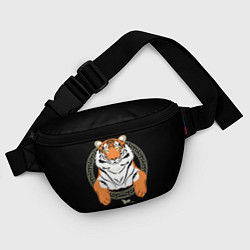 Поясная сумка Тигр в рамке, цвет: 3D-принт — фото 2
