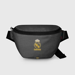 Поясная сумка Real Madrid graphite theme, цвет: 3D-принт