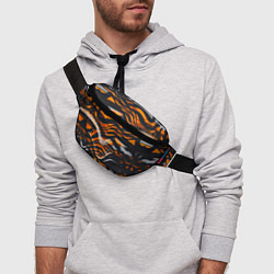 Поясная сумка Окрас тигра, цвет: 3D-принт — фото 2