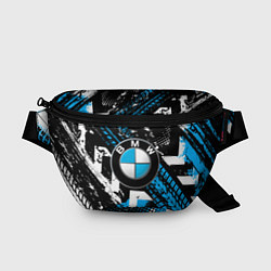 Поясная сумка Следы от шин BMW, цвет: 3D-принт
