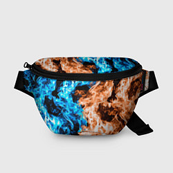 Поясная сумка Огненное пламя, цвет: 3D-принт