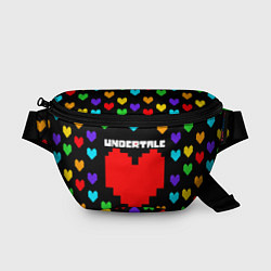 Поясная сумка UNDERTALE HEART COLOR HEROES, цвет: 3D-принт