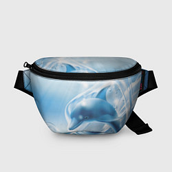 Поясная сумка Дельфин в лазурном океане