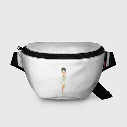 Поясная сумка Девушка за зановесккой, цвет: 3D-принт