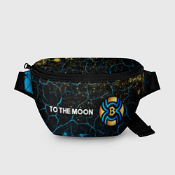 Поясная сумка TO THE MOON - БИТКОЙН Краски, цвет: 3D-принт