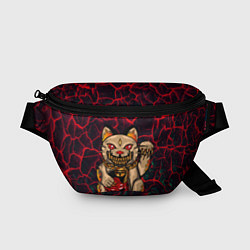 Поясная сумка Злой кот Вуду, цвет: 3D-принт
