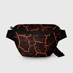 Поясная сумка Раскаленная лаваhot lava, цвет: 3D-принт