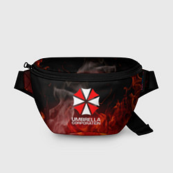 Поясная сумка Umbrella Corporation пламя, цвет: 3D-принт