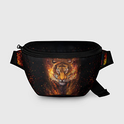 Поясная сумка Огненный тигр Сила огня, цвет: 3D-принт