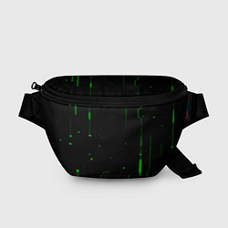 Поясная сумка Neon Green Light, цвет: 3D-принт