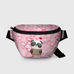Поясная сумка Панда с сердечком love