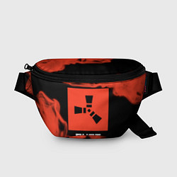 Поясная сумка RUST - Красное Пламя, цвет: 3D-принт