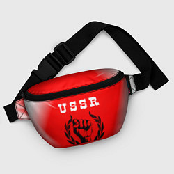 Поясная сумка USSR - КУЛАК Космос, цвет: 3D-принт — фото 2