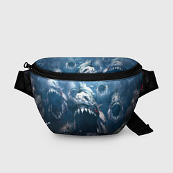 Поясная сумка Пираньи Челюсти Монстры, цвет: 3D-принт