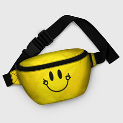 Поясная сумка Smiley with fucks, цвет: 3D-принт — фото 2