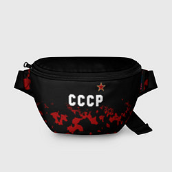 Поясная сумка СССР - ЗВЕЗДА Милитари, цвет: 3D-принт