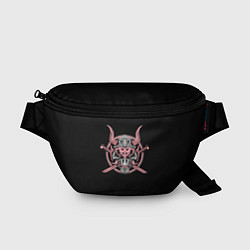 Поясная сумка Розовый Демон Самурай