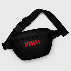 Поясная сумка Nirvana in Red, цвет: 3D-принт — фото 2