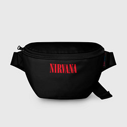 Поясная сумка Nirvana in Red, цвет: 3D-принт