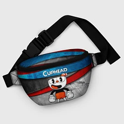 Поясная сумка Cuphead Красная чашечка, цвет: 3D-принт — фото 2