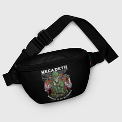 Поясная сумка MEGADETH killing is my business, цвет: 3D-принт — фото 2