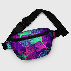 Поясная сумка Neon color pattern Fashion 2023, цвет: 3D-принт — фото 2