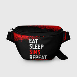 Поясная сумка Eat Sleep Sims Repeat Краска