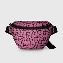 Поясная сумка Шерсть розового жирафа, цвет: 3D-принт