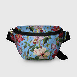Поясная сумка Цветы Сине-Цветочный Букет