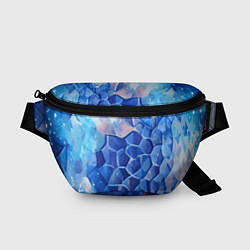 Поясная сумка Blue scales, цвет: 3D-принт