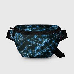 Поясная сумка Нейронная сеть - фон, цвет: 3D-принт
