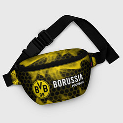 Поясная сумка БОРУССИЯ Football Пламя, цвет: 3D-принт — фото 2