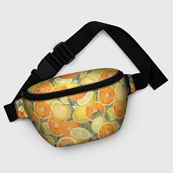 Поясная сумка Апельсины и Лимоны, цвет: 3D-принт — фото 2