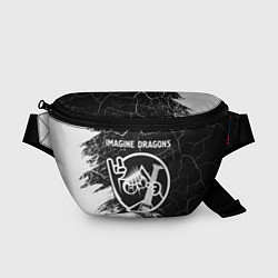 Поясная сумка Imagine Dragons - КОТ - Краски, цвет: 3D-принт