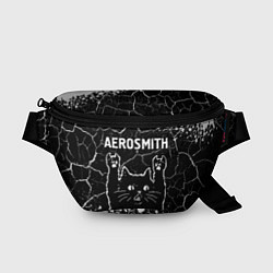 Поясная сумка Группа Aerosmith и Рок Кот