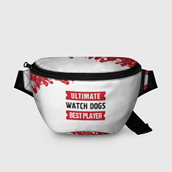 Поясная сумка Watch Dogs: красные таблички Best Player и Ultimat